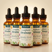 Five bottles of VEIL Lymphatic Drainage